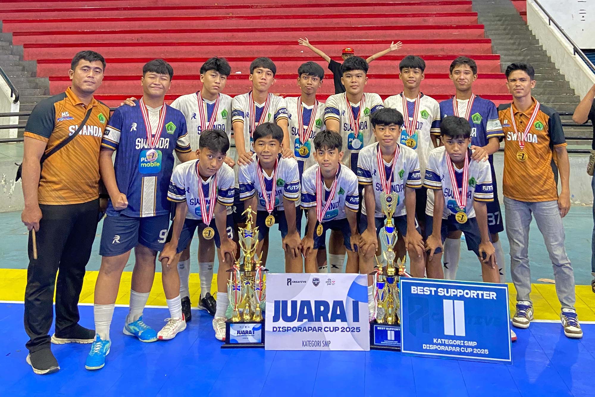 SWANDA Futsal Raih Gelar Juara DISPORAPAR CUP 2026, Taklukkan Juara Bertahan! (1)